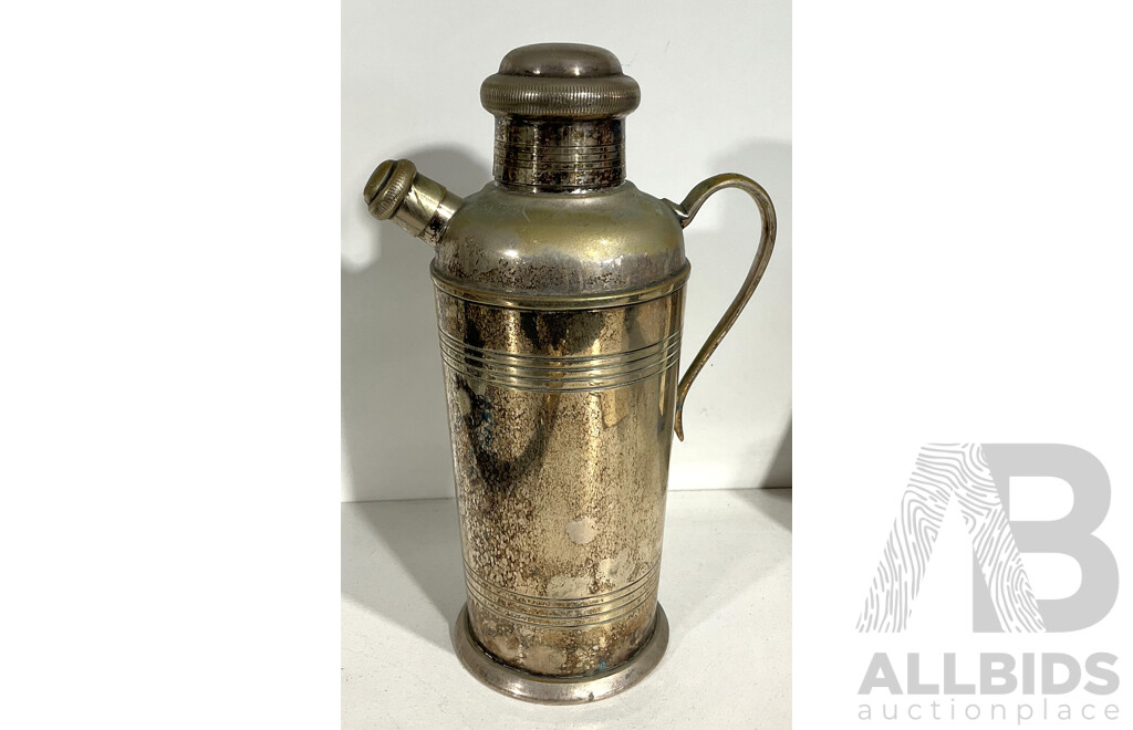 Vintage Cocktail Shaker Marked 'Carrington EPNS A1 659' to Base