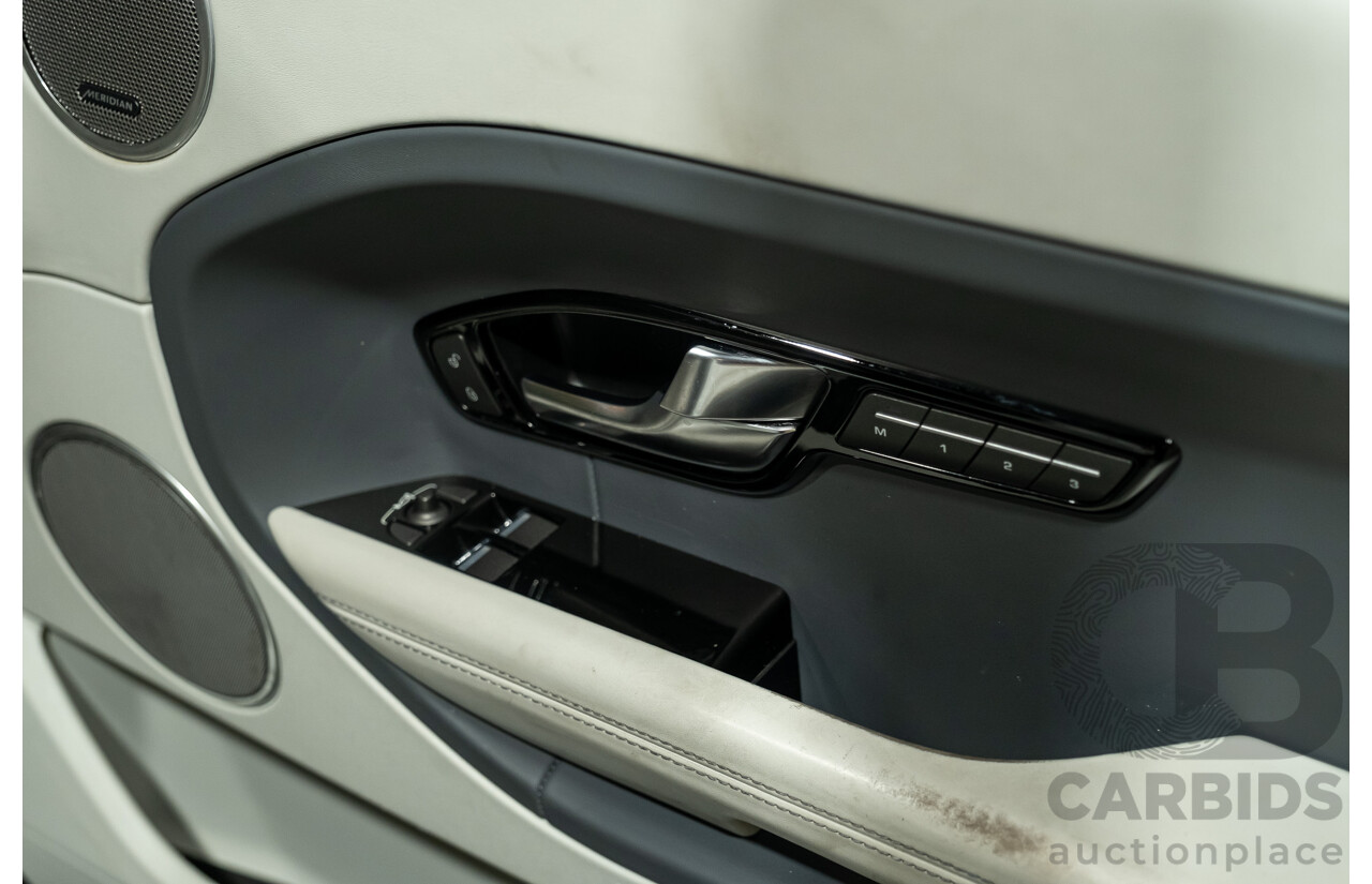 7/2013 Land Rover Range Rover Evoque Si4 (AWD) LV MY13 3d Coupe Fuji White Turbo 2.0L