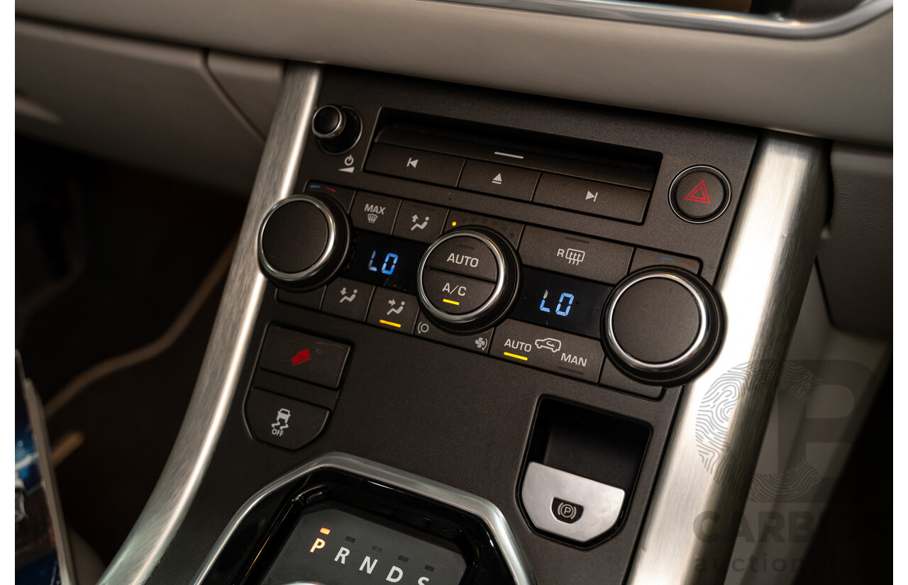 7/2013 Land Rover Range Rover Evoque Si4 (AWD) LV MY13 3d Coupe Fuji White Turbo 2.0L