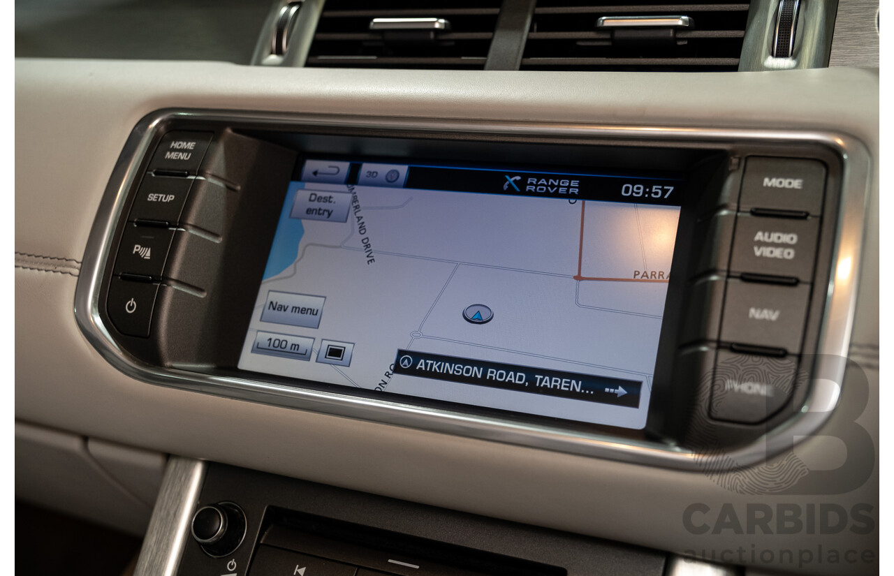 7/2013 Land Rover Range Rover Evoque Si4 (AWD) LV MY13 3d Coupe Fuji White Turbo 2.0L