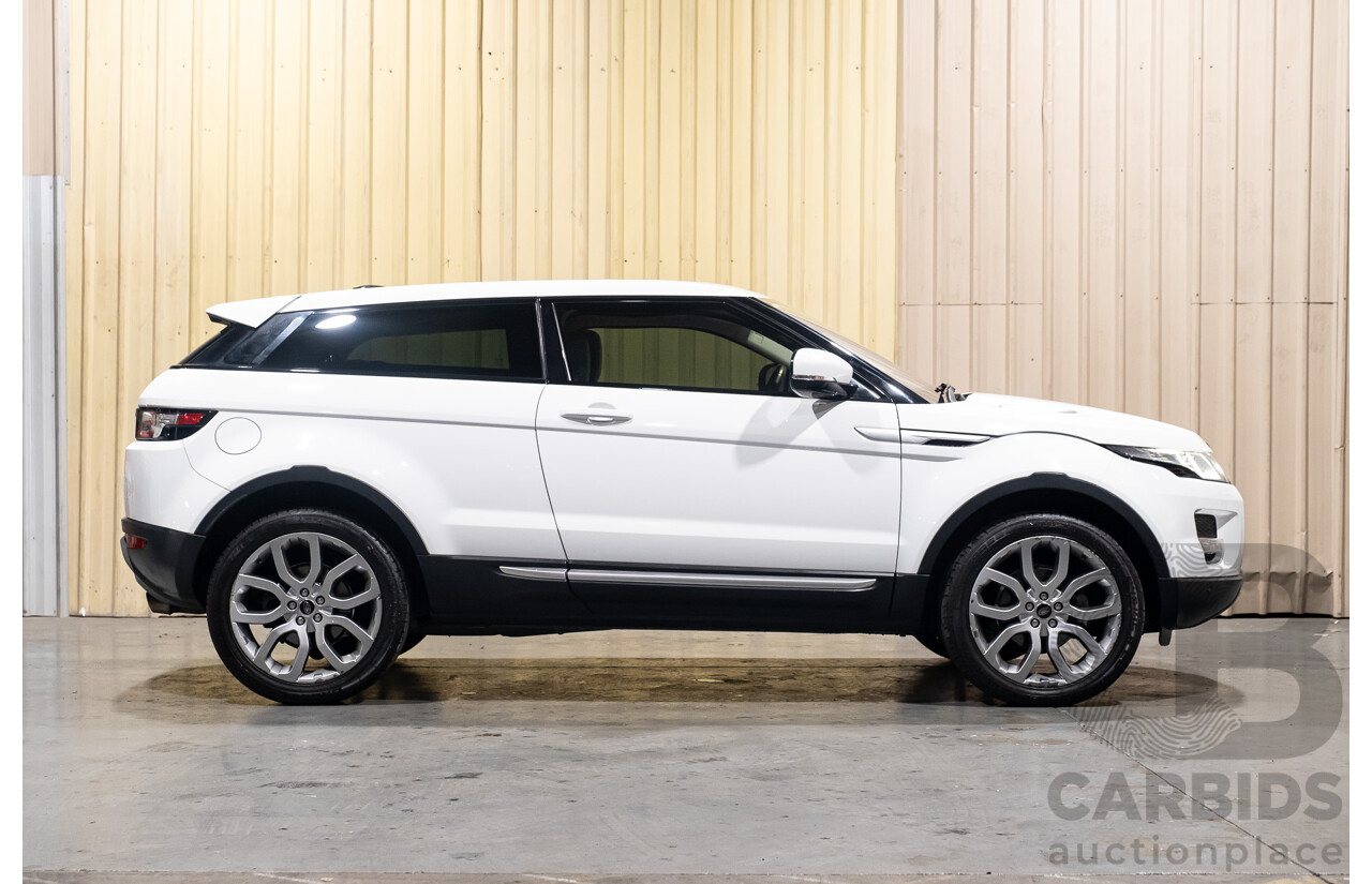 7/2013 Land Rover Range Rover Evoque Si4 (AWD) LV MY13 3d Coupe Fuji White Turbo 2.0L