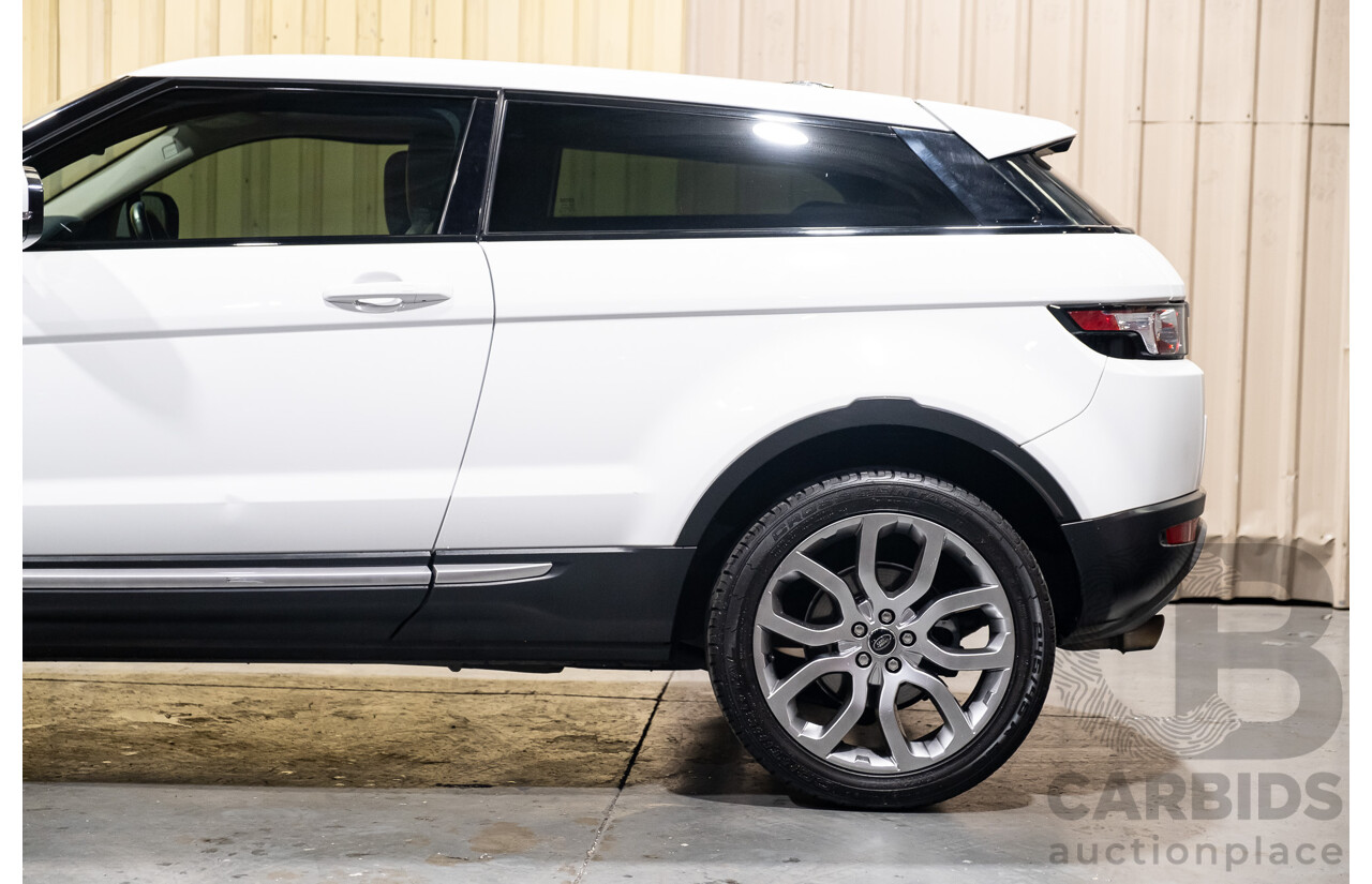 7/2013 Land Rover Range Rover Evoque Si4 (AWD) LV MY13 3d Coupe Fuji White Turbo 2.0L