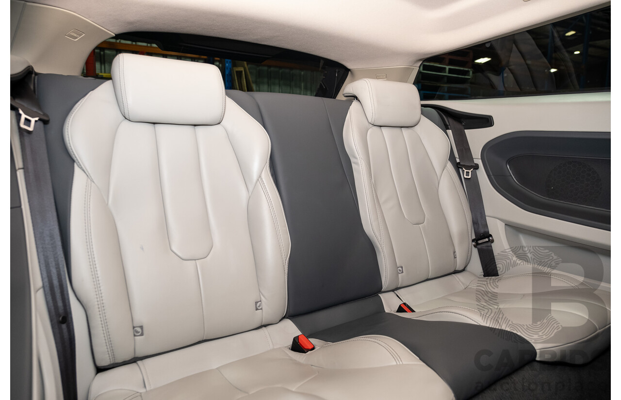 7/2013 Land Rover Range Rover Evoque Si4 (AWD) LV MY13 3d Coupe Fuji White Turbo 2.0L