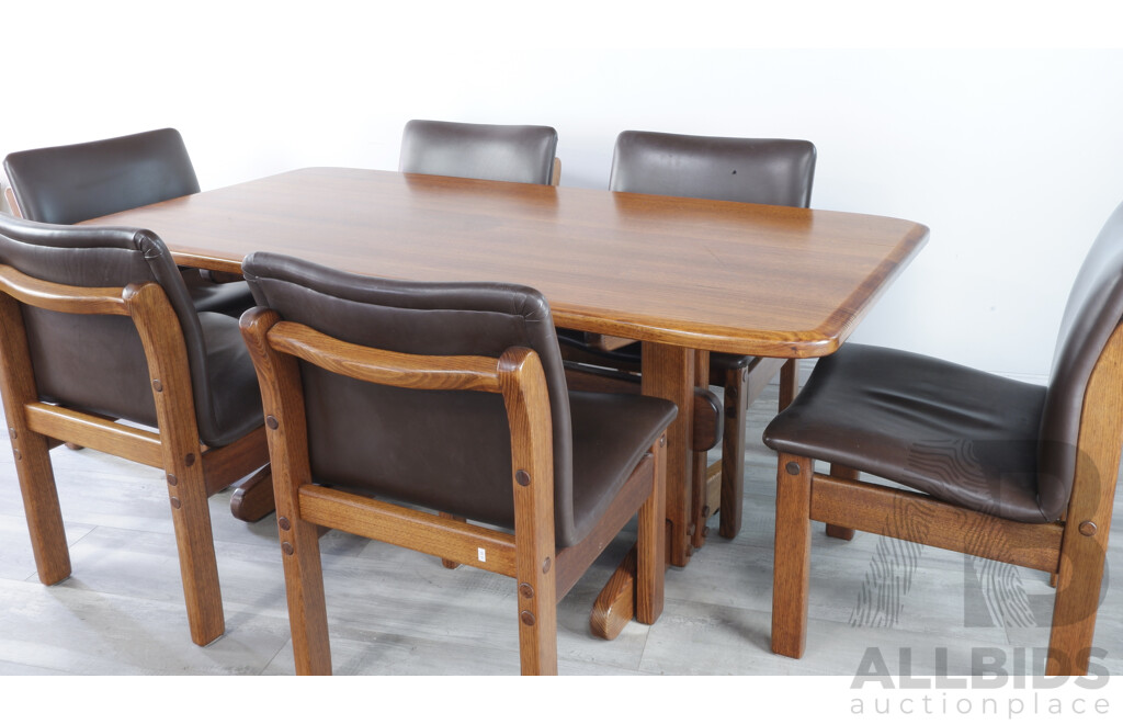 Vintage Nordic Design Furniture Dining Suite