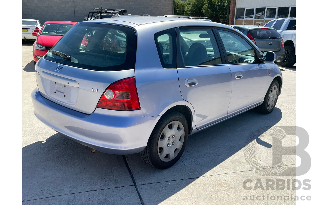 10/2000 Honda Civic Vi 7TH GEN 5d Hatchback Blue 1.7L