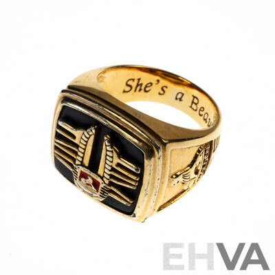 The Bradford Exchange Golden Years of Holden 24k Gold Plated Ring