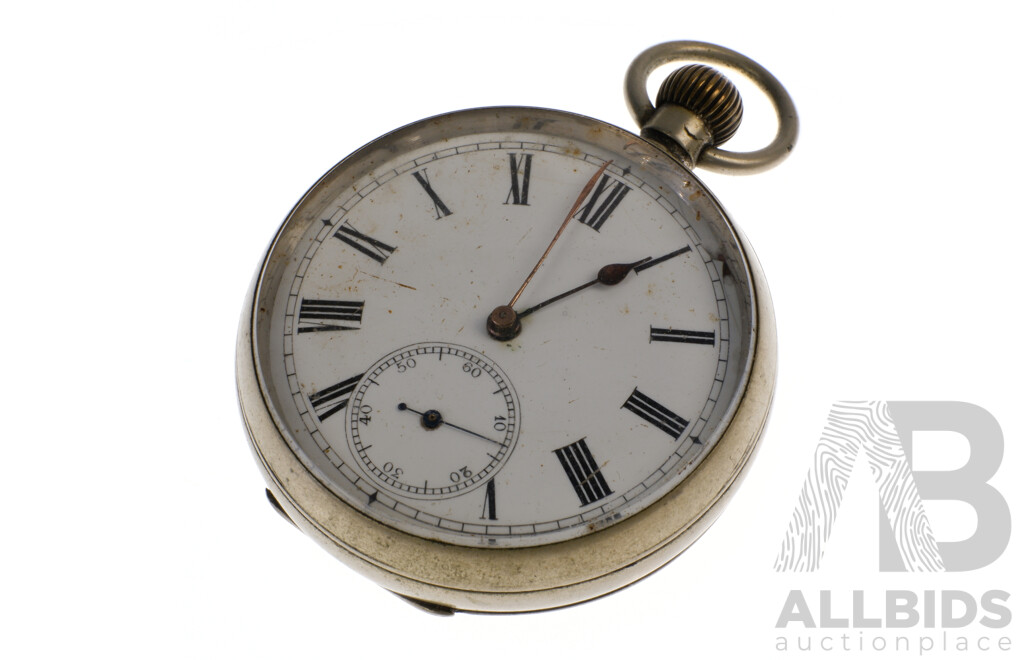 Vintage Claremont Pocket Watch, Swiss Made