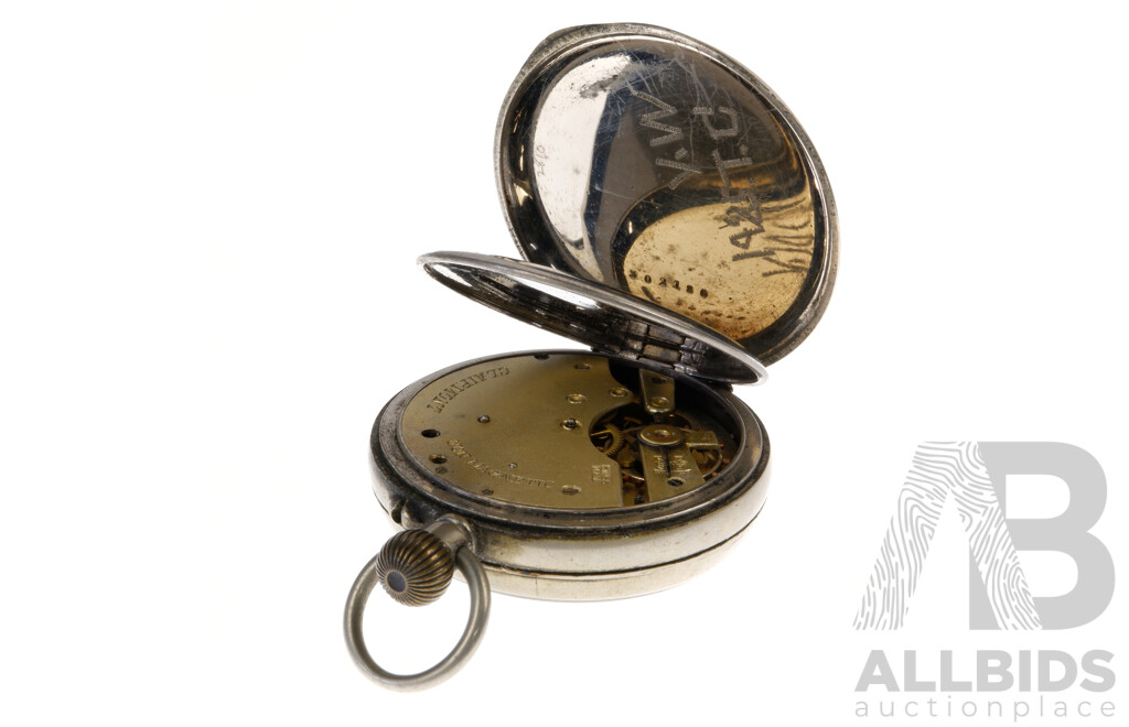 Vintage Claremont Pocket Watch, Swiss Made