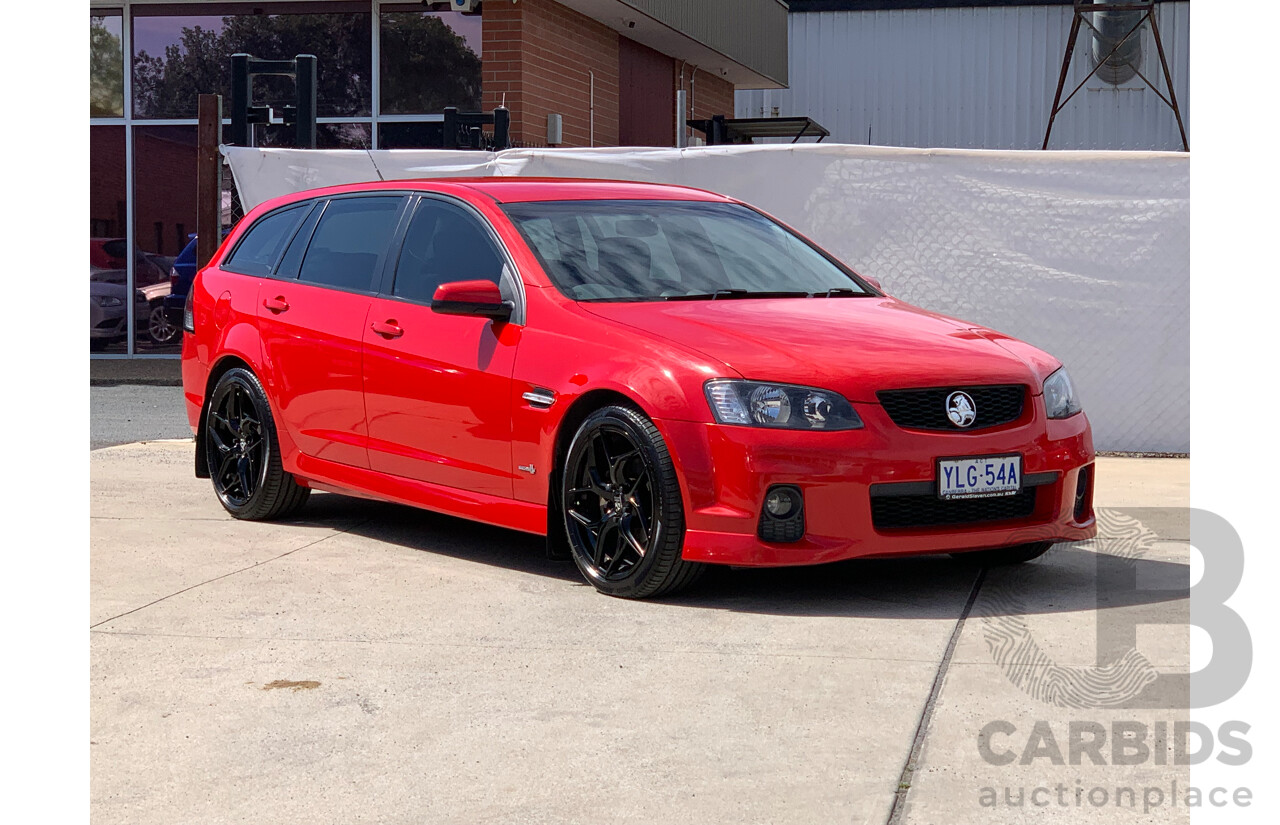 2/2011 Holden Commodore SV6 VE II 4d Sportwagon Red 3.6L