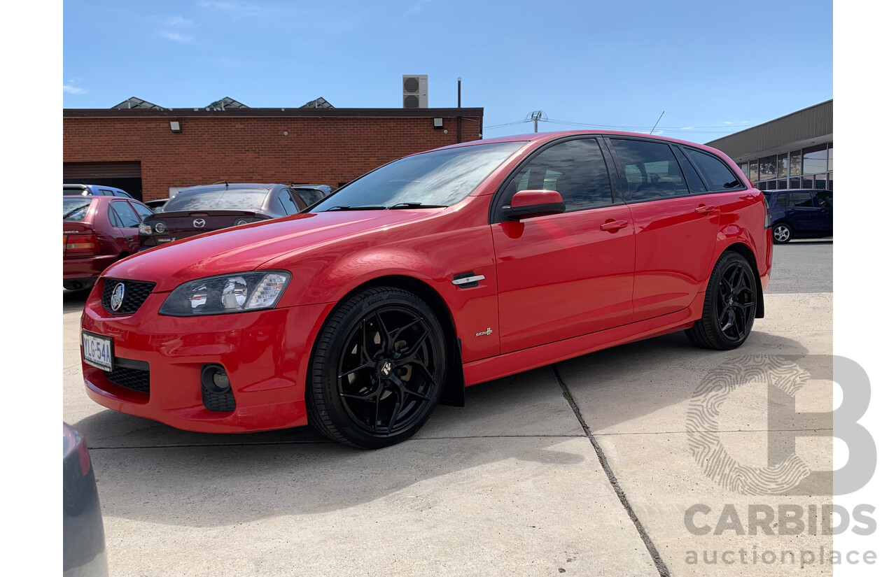 2/2011 Holden Commodore SV6 VE II 4d Sportwagon Red 3.6L