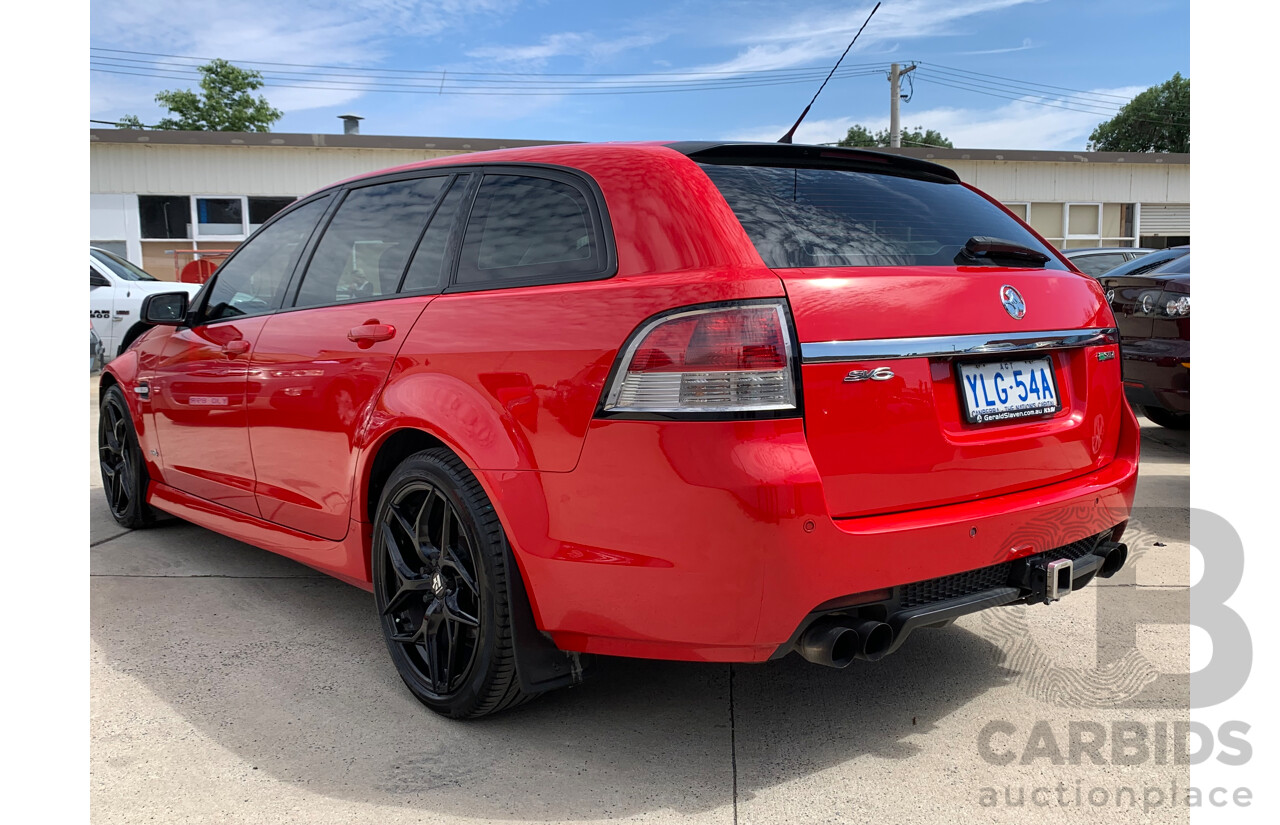 2/2011 Holden Commodore SV6 VE II 4d Sportwagon Red 3.6L