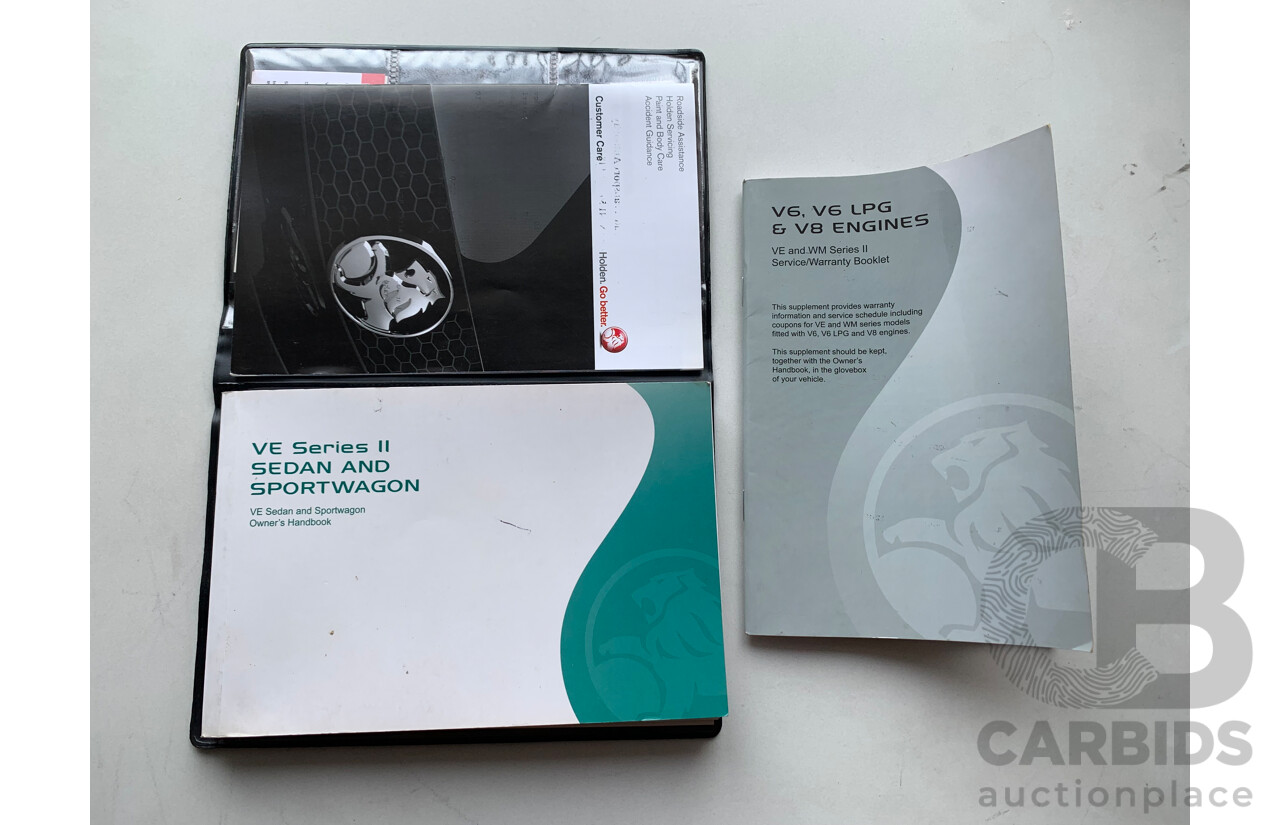 2/2011 Holden Commodore SV6 VE II 4d Sportwagon Red 3.6L