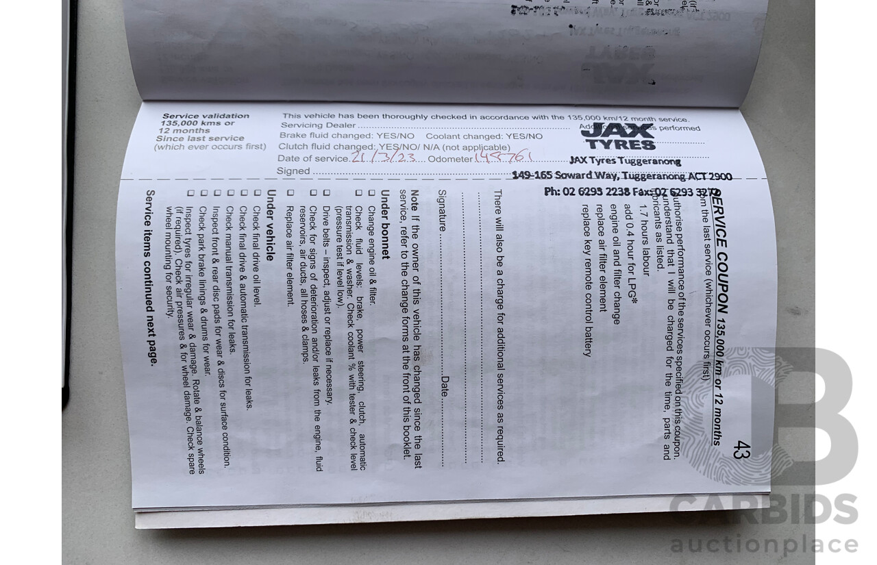 2/2011 Holden Commodore SV6 VE II 4d Sportwagon Red 3.6L