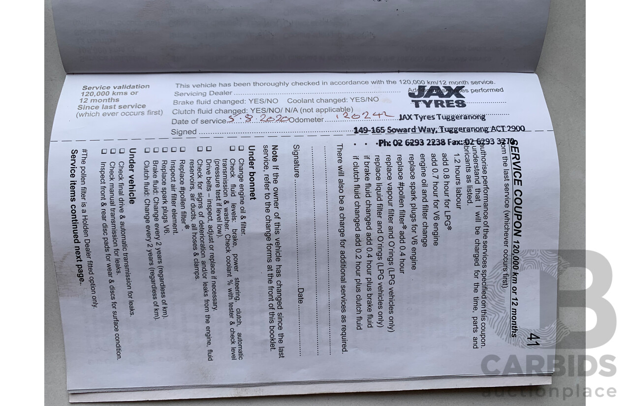 2/2011 Holden Commodore SV6 VE II 4d Sportwagon Red 3.6L