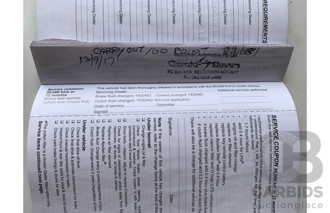 2/2011 Holden Commodore SV6 VE II 4d Sportwagon Red 3.6L