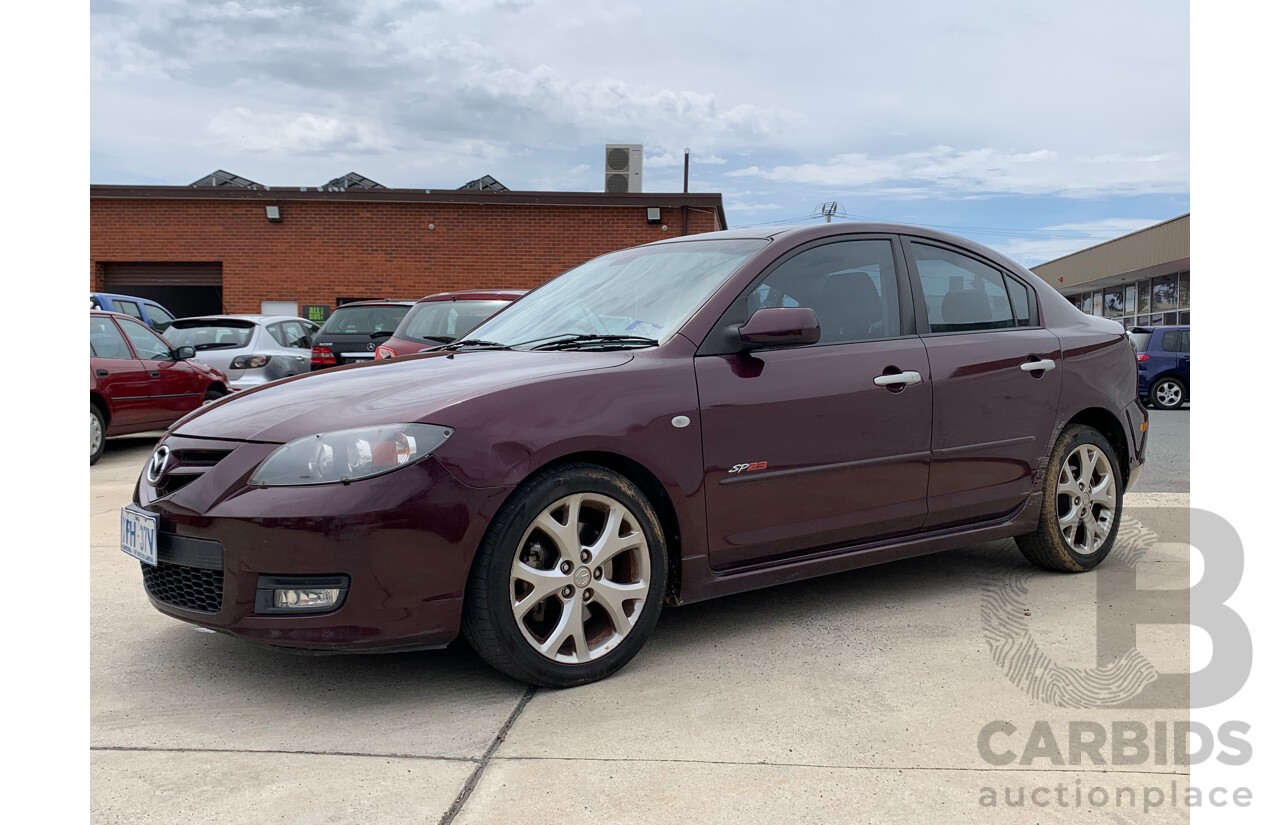 10/2007 Mazda Mazda3 SP23 BK MY06 UPGRADE 4d Sedan Purple 2.3L