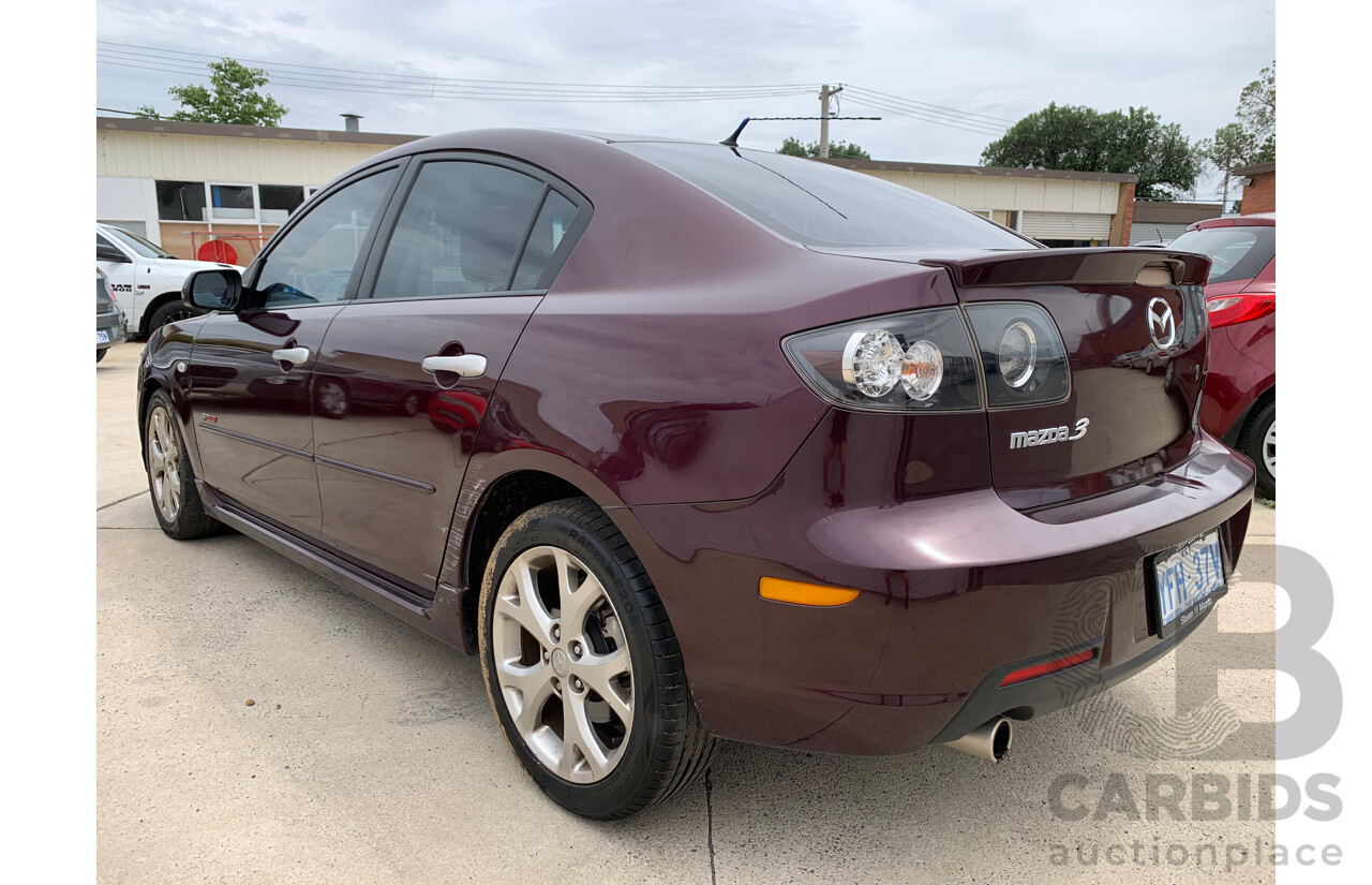 10/2007 Mazda Mazda3 SP23 BK MY06 UPGRADE 4d Sedan Purple 2.3L