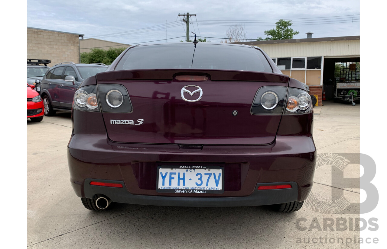 10/2007 Mazda Mazda3 SP23 BK MY06 UPGRADE 4d Sedan Purple 2.3L