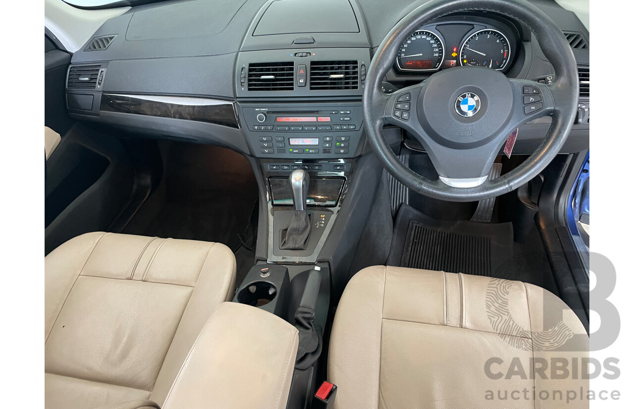 11/2009 Bmw X3 Xdrive 20D Lifestyle E83 MY09 4d Wagon Blue 2.0L