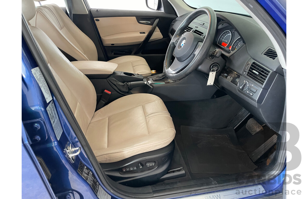 11/2009 Bmw X3 Xdrive 20D Lifestyle E83 MY09 4d Wagon Blue 2.0L