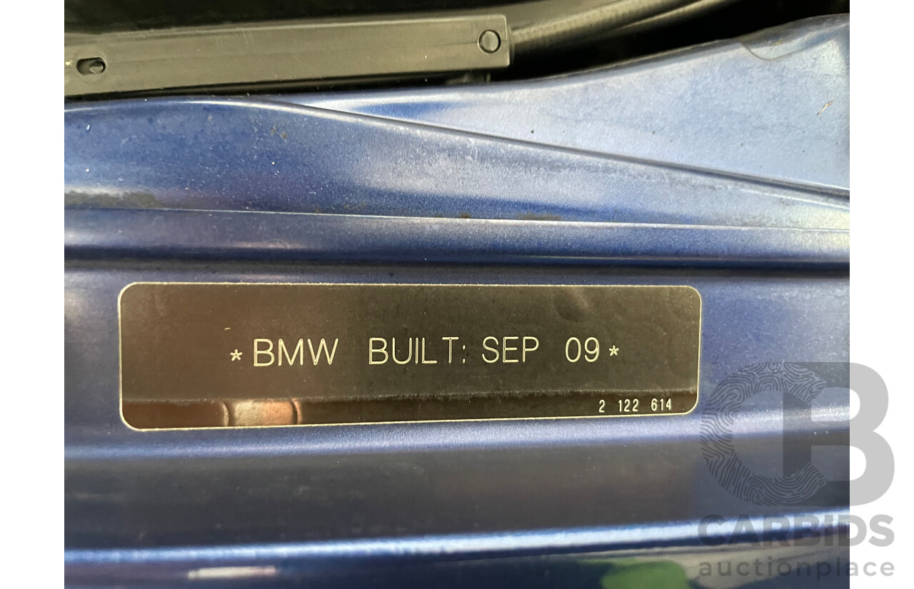 11/2009 Bmw X3 Xdrive 20D Lifestyle E83 MY09 4d Wagon Blue 2.0L