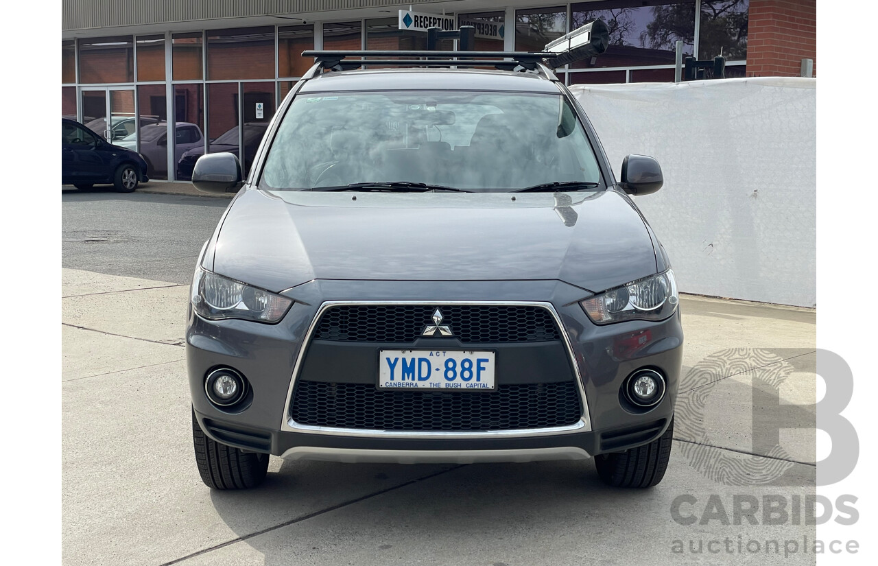 7/2011 Mitsubishi Outlander Activ ZH MY11 4d Wagon Grey 2.4L