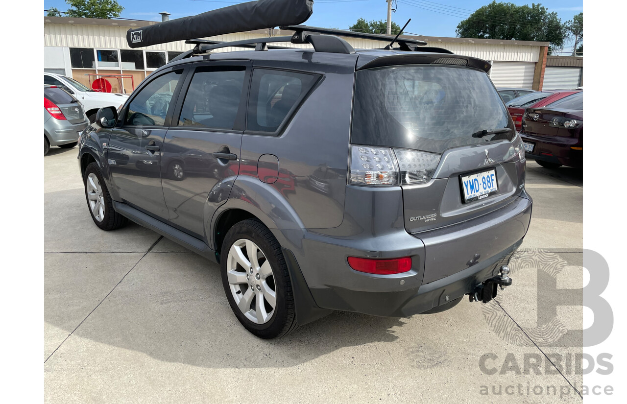 7/2011 Mitsubishi Outlander Activ ZH MY11 4d Wagon Grey 2.4L