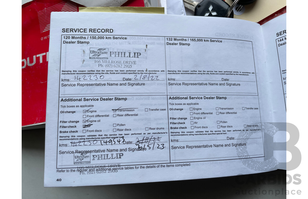 7/2011 Mitsubishi Outlander Activ ZH MY11 4d Wagon Grey 2.4L