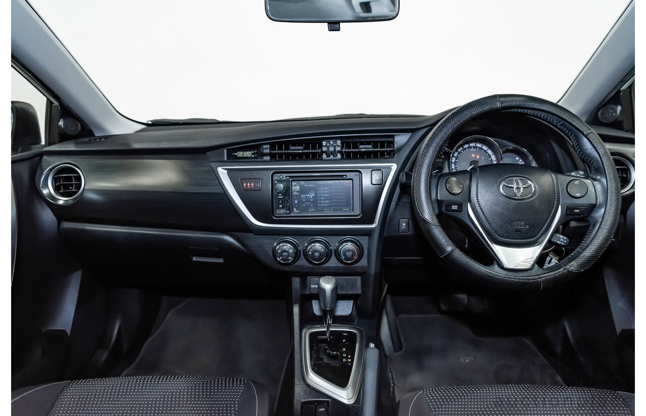 10/2014 Toyota Corolla Ascent Sport ZRE182R 5d Hatchback Glacier White 1.8L