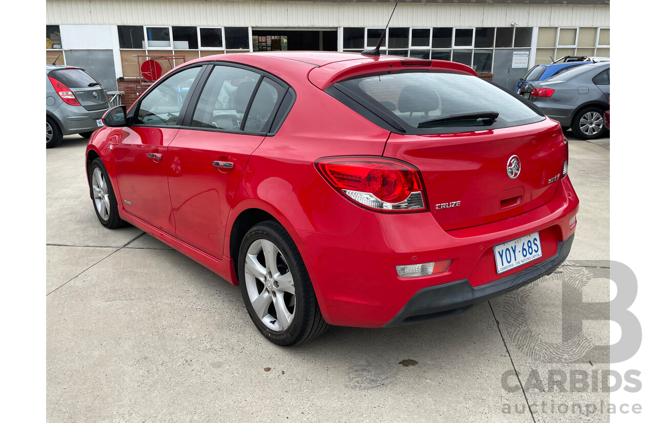 5/2012 Holden Cruze SRi V JH MY12 5d Hatchback Red 1.4L