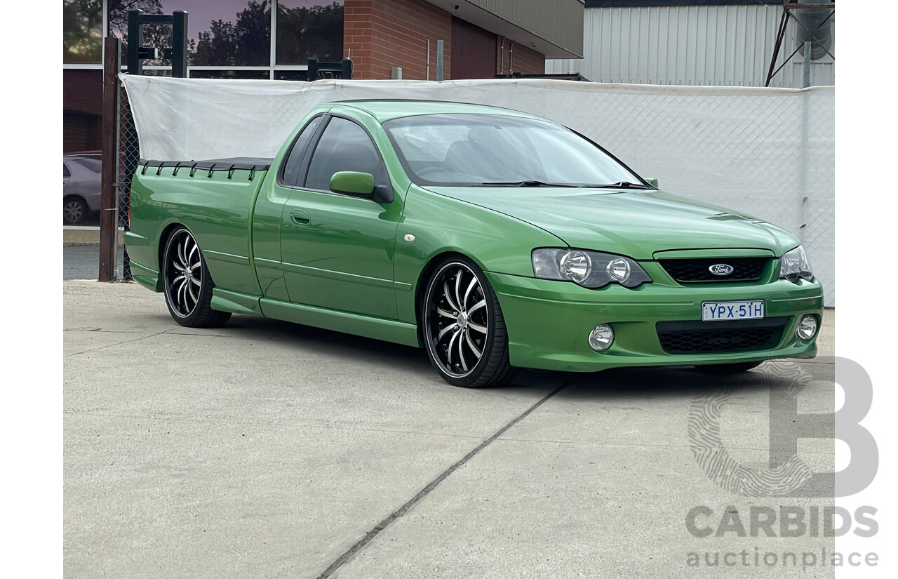 6/2004 Ford Falcon XR6 BA Utility Green 4.0L