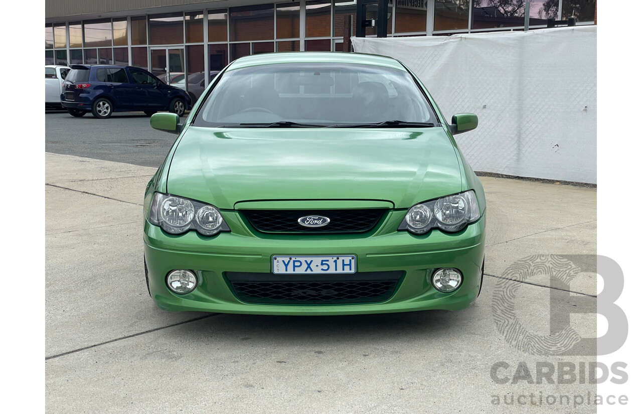 6/2004 Ford Falcon XR6 BA Utility Green 4.0L