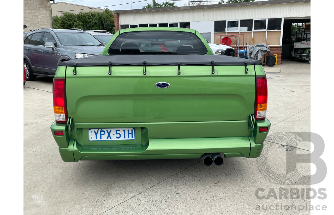 6/2004 Ford Falcon XR6 BA Utility Green 4.0L