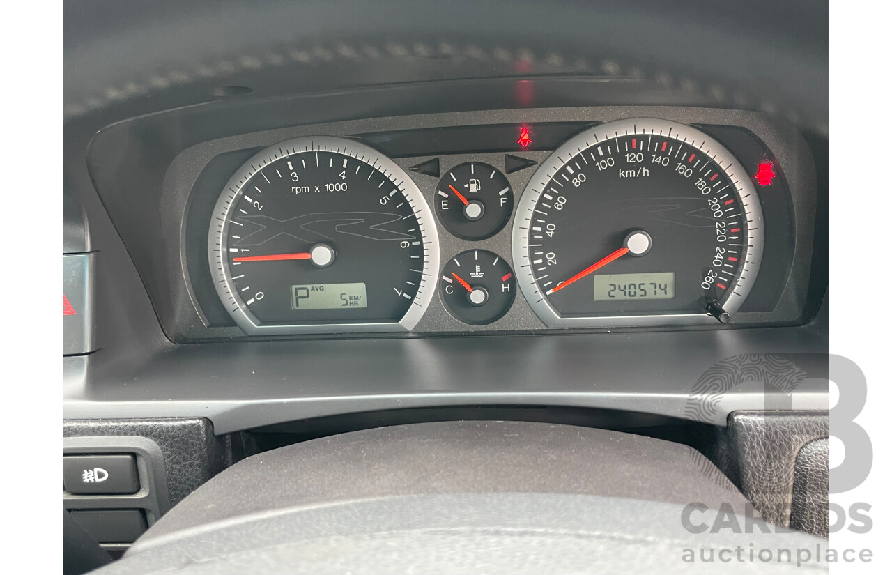 6/2004 Ford Falcon XR6 BA Utility Green 4.0L