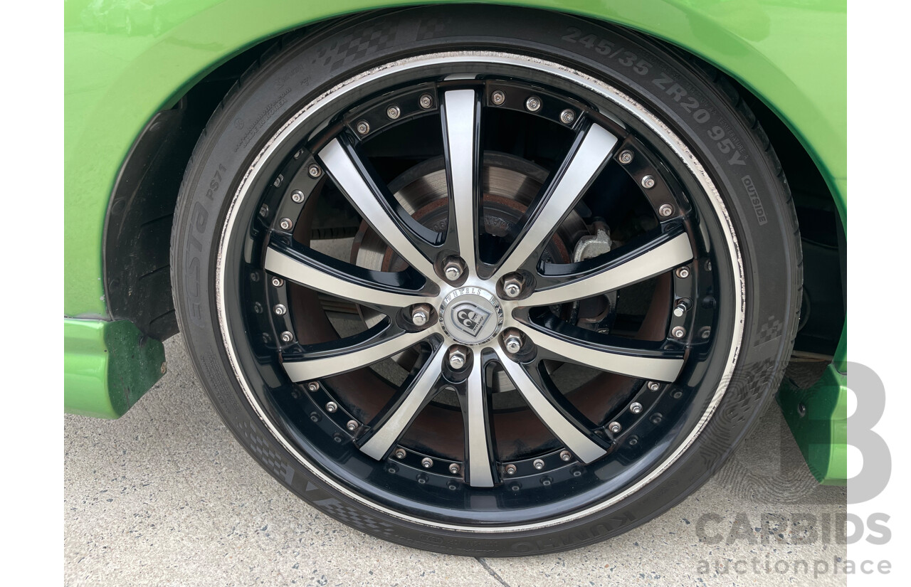 6/2004 Ford Falcon XR6 BA Utility Green 4.0L