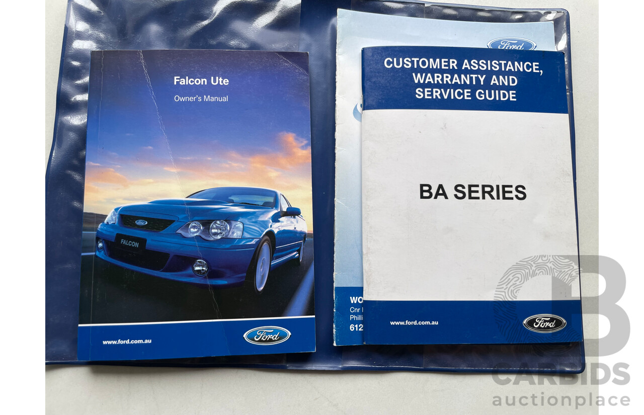 6/2004 Ford Falcon XR6 BA Utility Green 4.0L