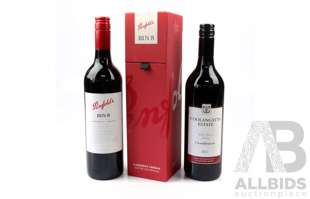 Two Bottles of Australian Red Wine