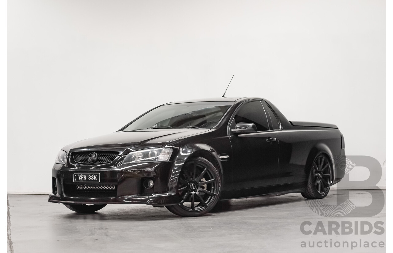 3/2010 Holden Commodore SS VE MY10 Utility Black Sapphire Metallic LS3 V8 6.2L