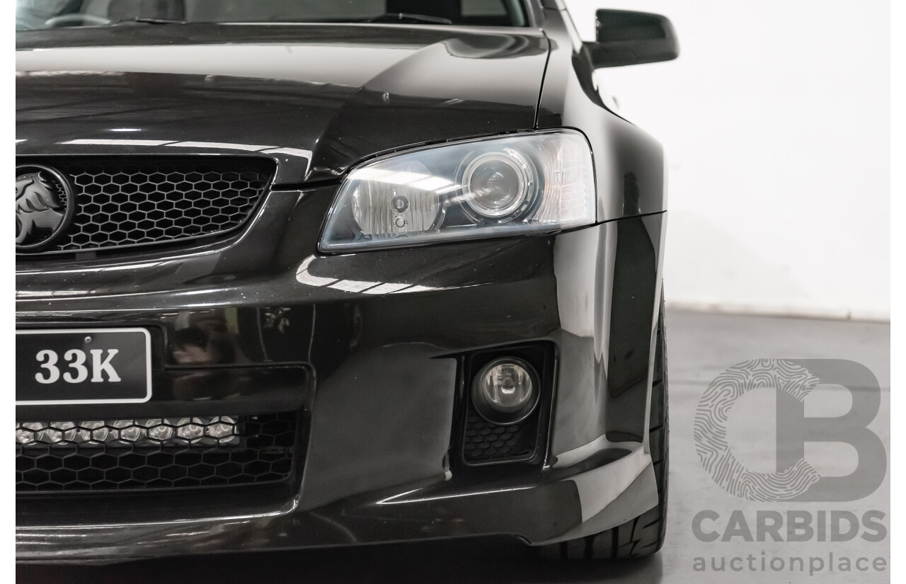 3/2010 Holden Commodore SS VE MY10 Utility Black Sapphire Metallic LS3 V8 6.2L