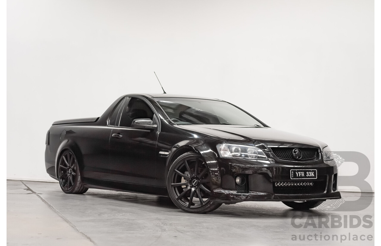 3/2010 Holden Commodore SS VE MY10 Utility Black Sapphire Metallic LS3 V8 6.2L