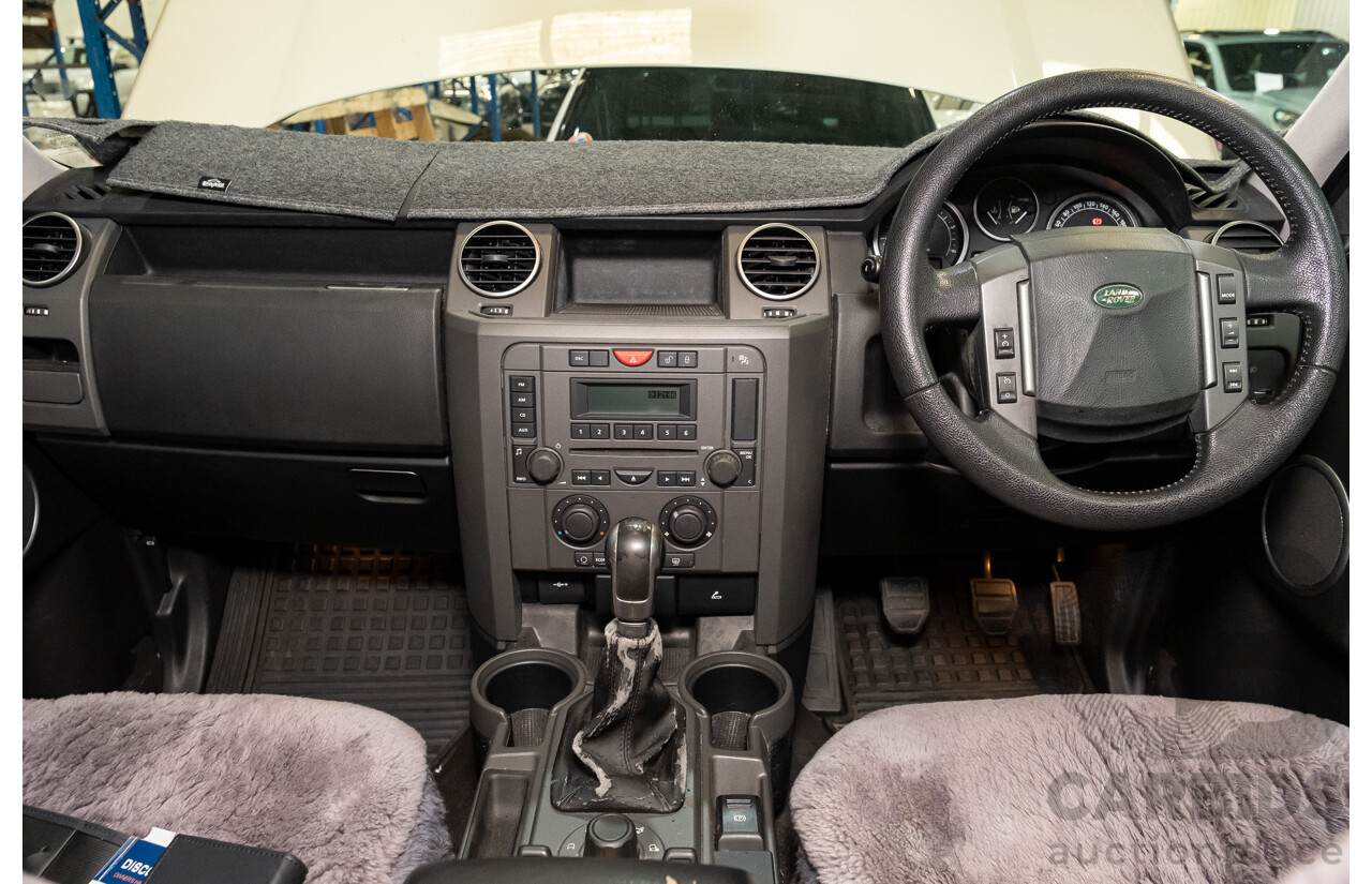 12/2005 Land Rover Discovery 3 TDV6 S (4x4) 4d Wagon White Turbo Diesel 2.7L - 7 Seater
