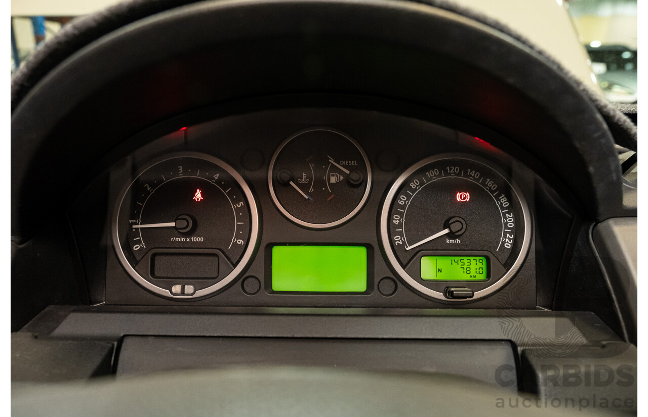 12/2005 Land Rover Discovery 3 TDV6 S (4x4) 4d Wagon White Turbo Diesel 2.7L - 7 Seater