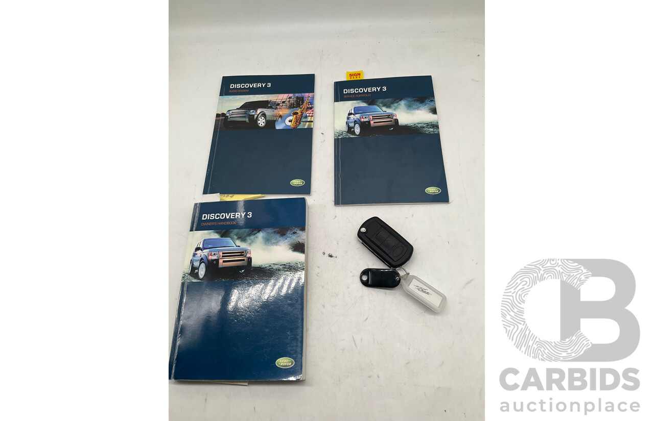 12/2005 Land Rover Discovery 3 TDV6 S (4x4) 4d Wagon White Turbo Diesel 2.7L - 7 Seater