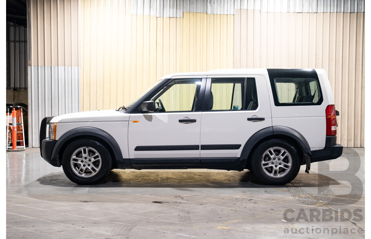 12/2005 Land Rover Discovery 3 TDV6 S (4x4) 4d Wagon White Turbo Diesel 2.7L - 7 Seater