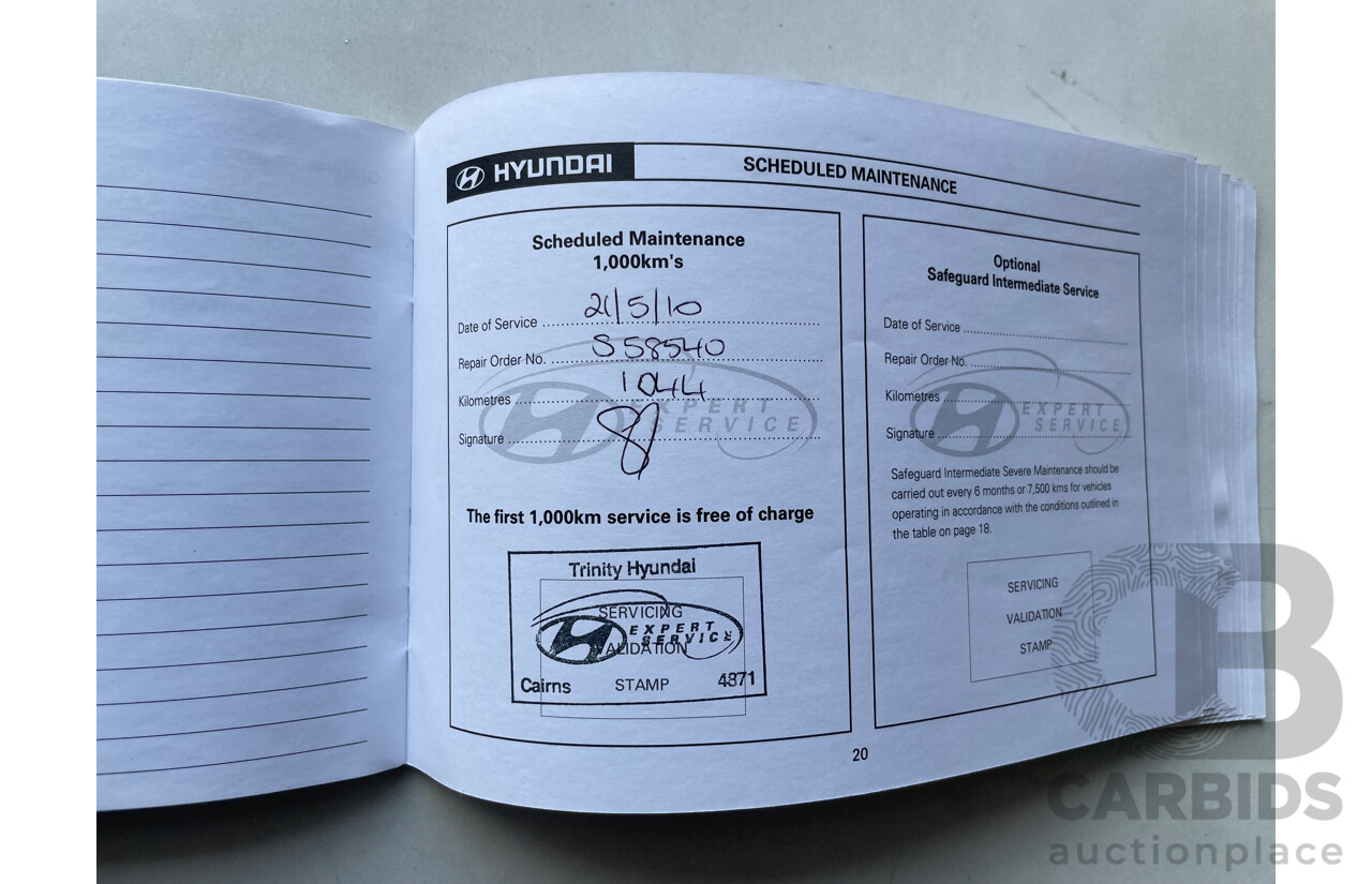 3/2010 Hyundai i30 SR FD MY10 5d Hatchback Silver 2.0L