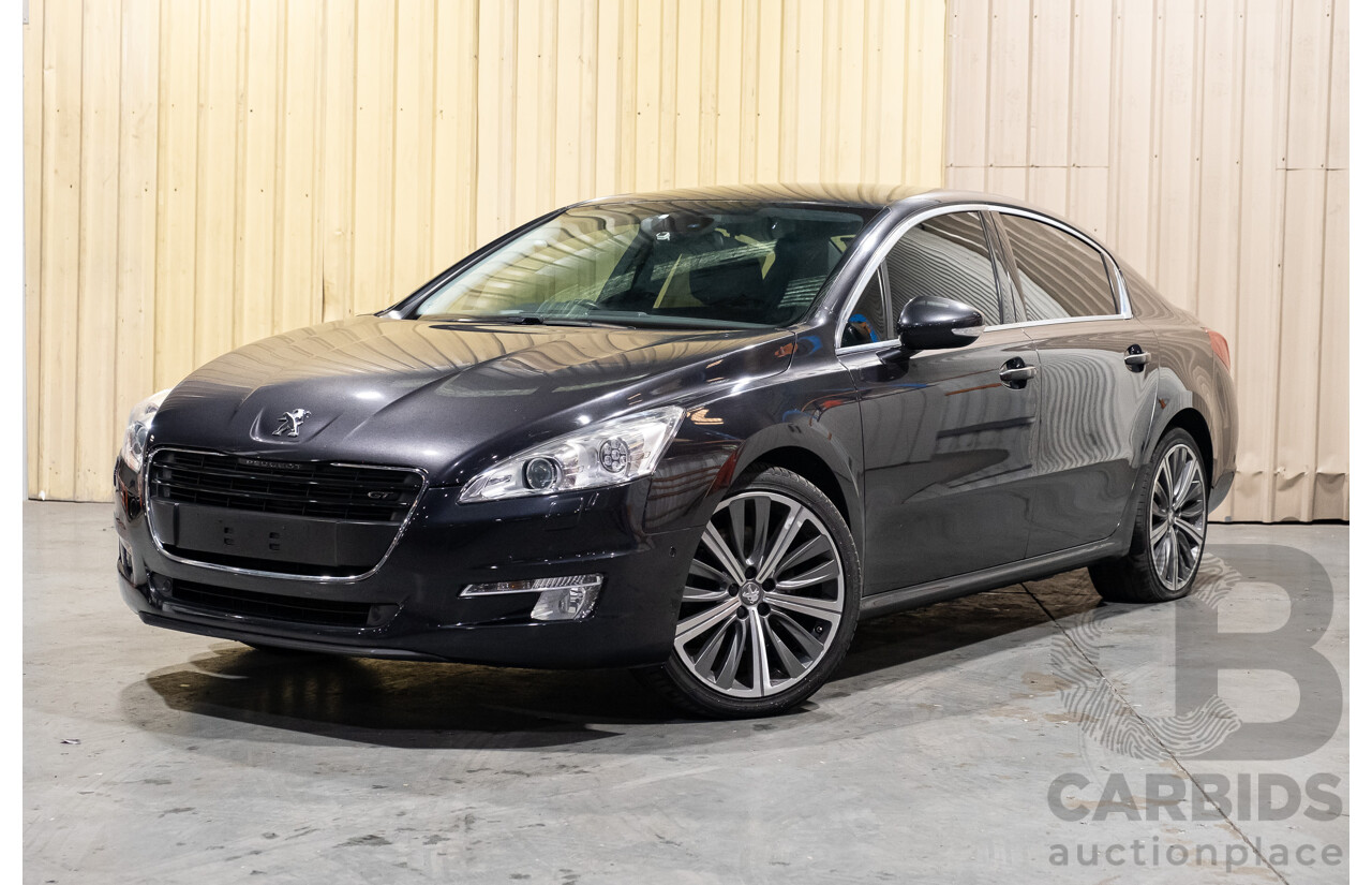 7/2012 Peugeot 508 GT Luxury HDi 4d Sedan Black Turbo Diesel 2.2L