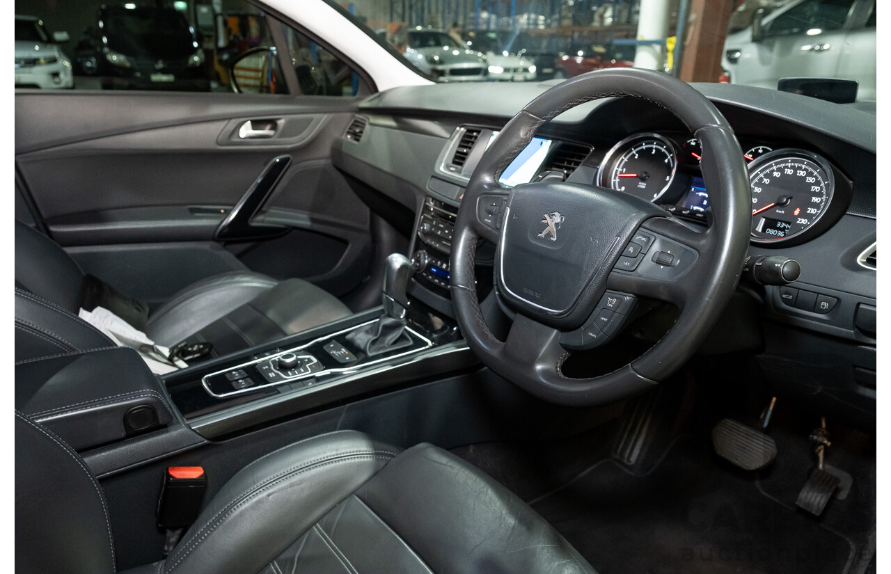 7/2012 Peugeot 508 GT Luxury HDi 4d Sedan Black Turbo Diesel 2.2L