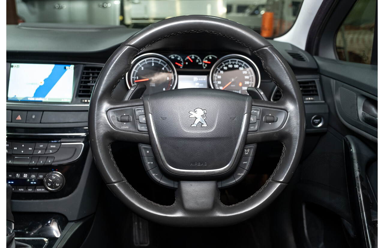 7/2012 Peugeot 508 GT Luxury HDi 4d Sedan Black Turbo Diesel 2.2L