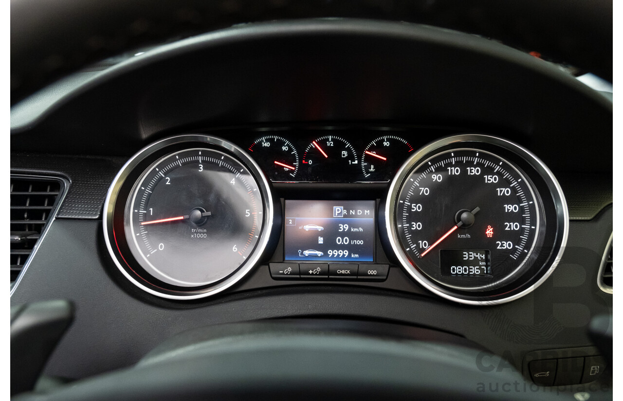 7/2012 Peugeot 508 GT Luxury HDi 4d Sedan Black Turbo Diesel 2.2L