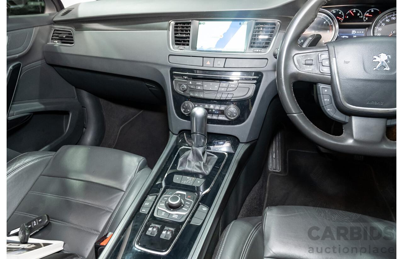 7/2012 Peugeot 508 GT Luxury HDi 4d Sedan Black Turbo Diesel 2.2L